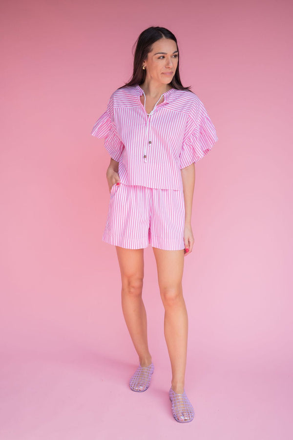 Pink Party Poplin Set - Southern Fuss