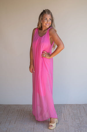 Lolli Fuchsia Dress - Southern Fuss