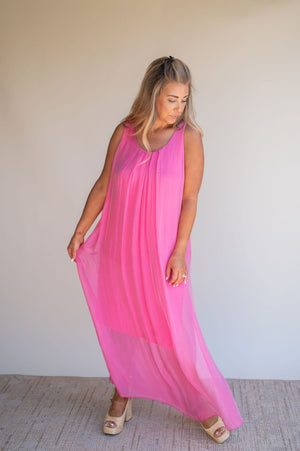 Lolli Fuchsia Dress - Southern Fuss