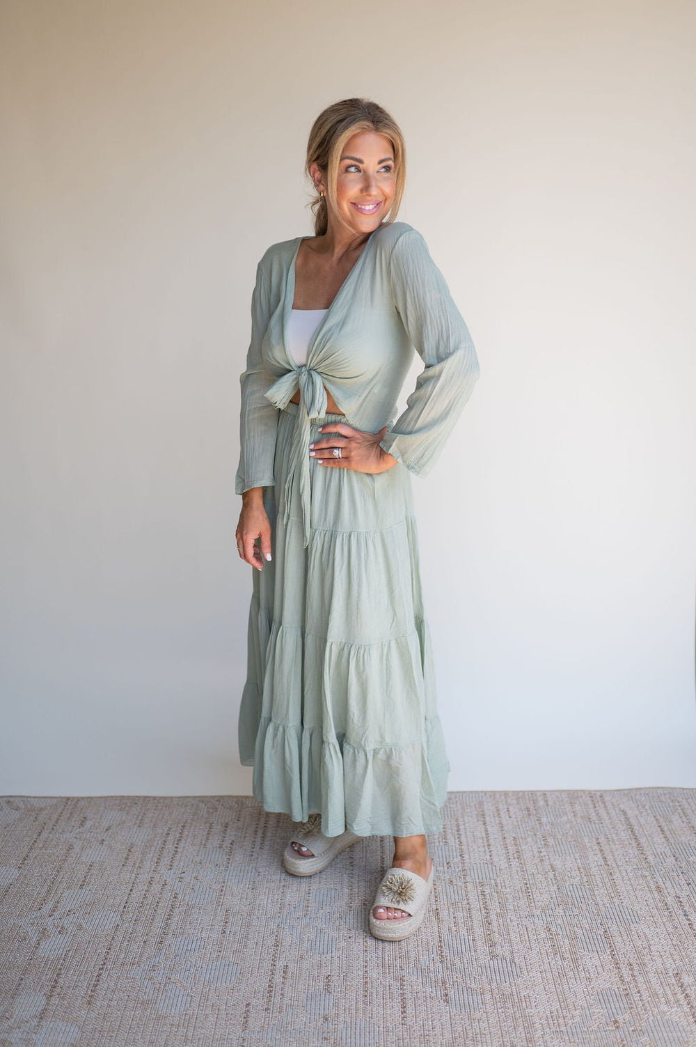 Jade Tiered Skirt - Southern Fuss