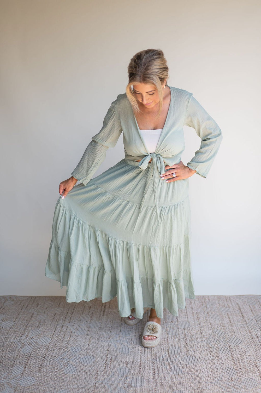 Jade Tiered Skirt - Southern Fuss