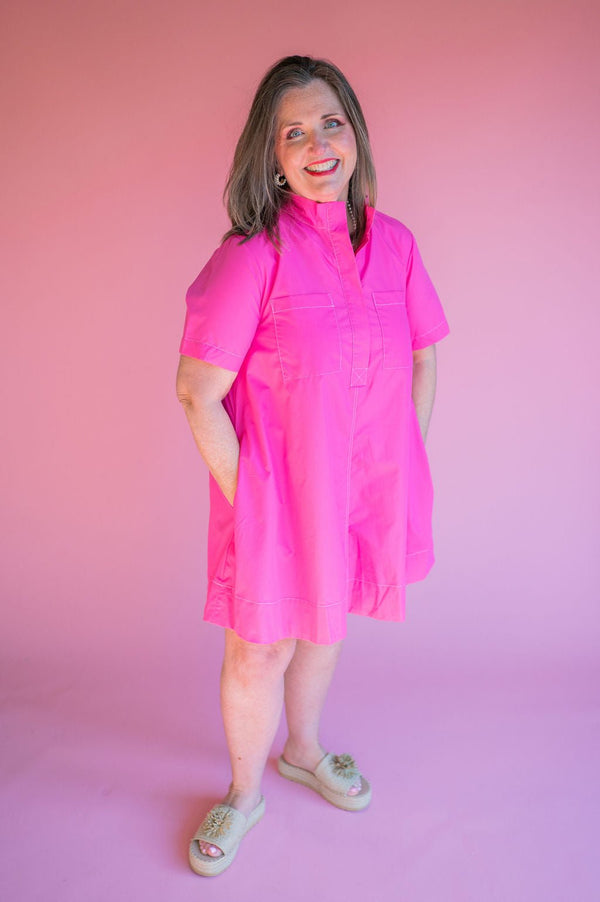 Gretchen Dress - Pink - Southern Fuss