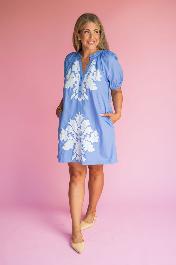 Jobeth Blue Dress