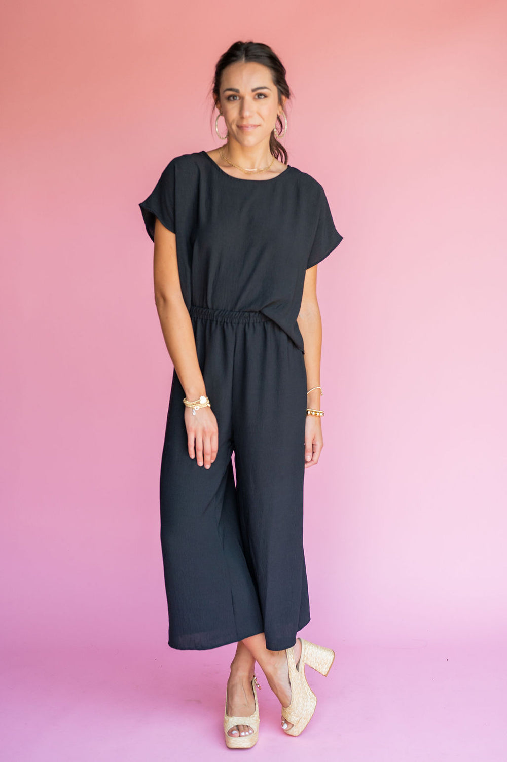 Santorini Pant Set - Black