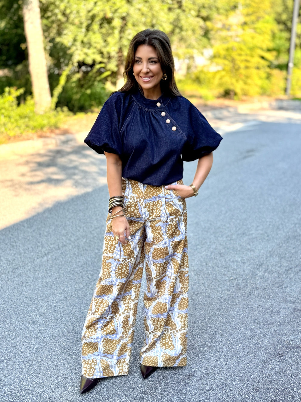 THML Autumn Denim Top