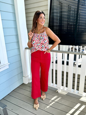 Floral Top for Spring outfit
