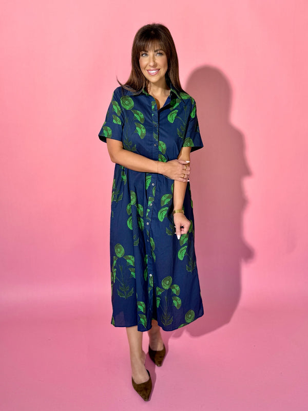 Meadow Muse Floral Midi Dress