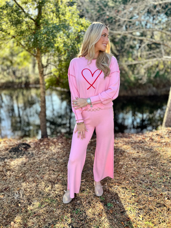 Sweetheart Pant Set