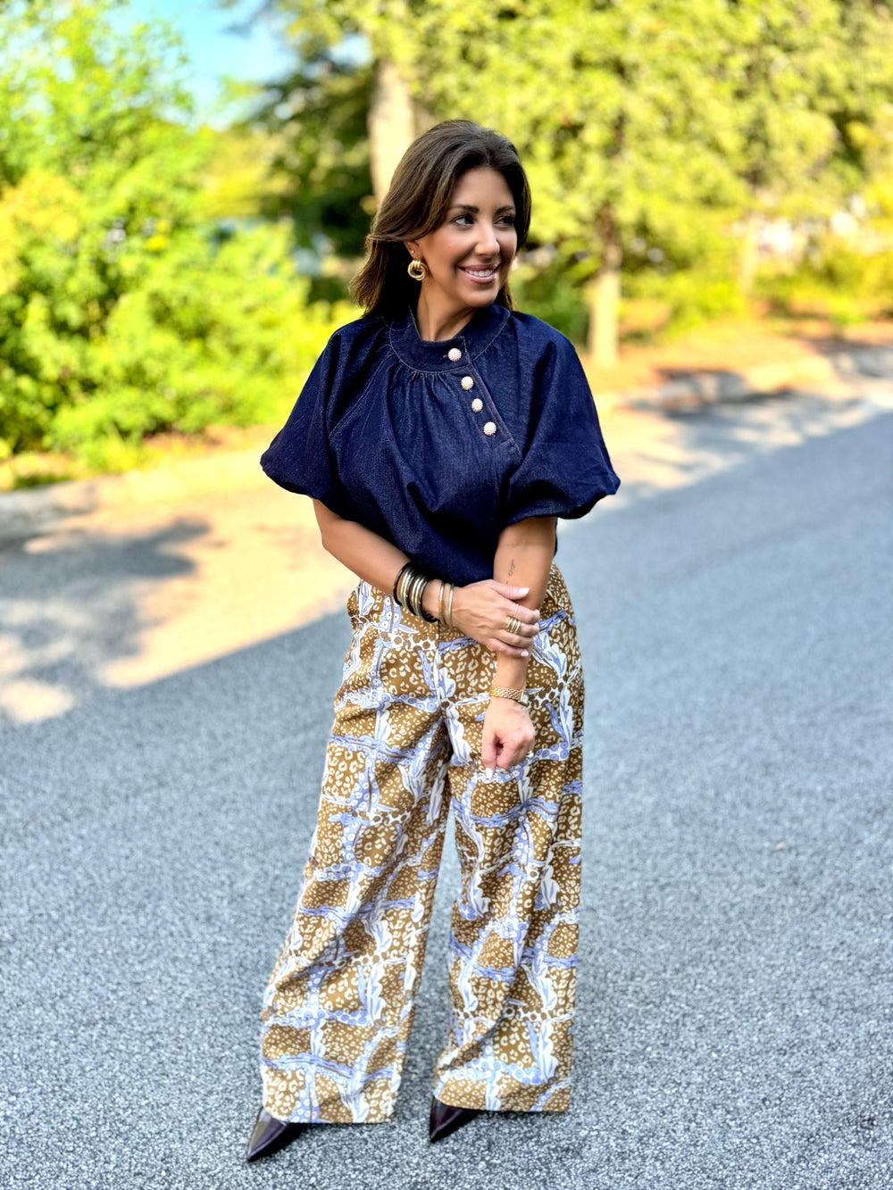 THML Autumn Denim Top