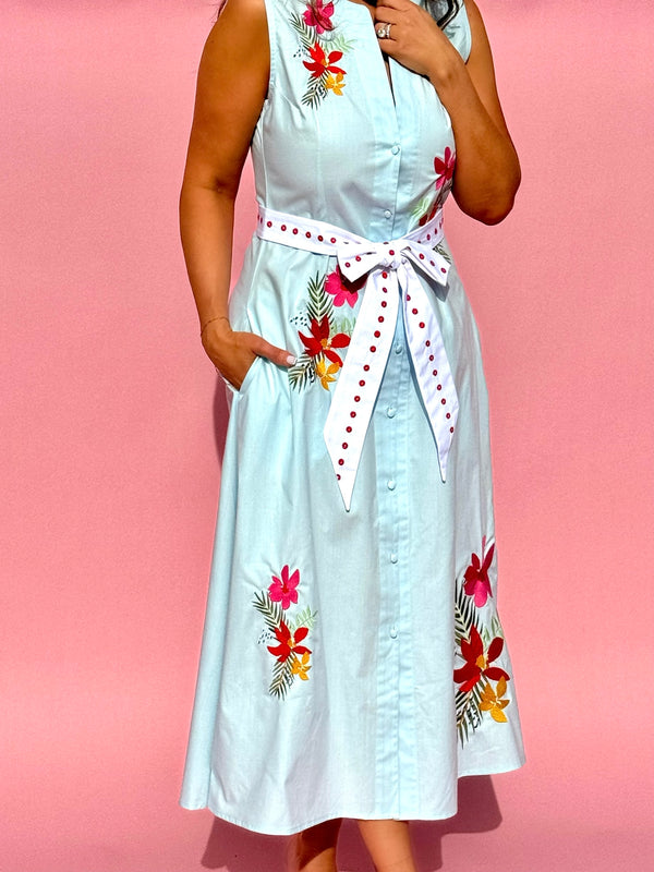 Lesna Dress - Light Blue