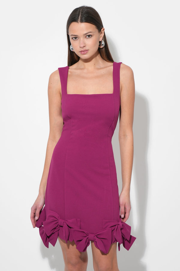 Dress with bows