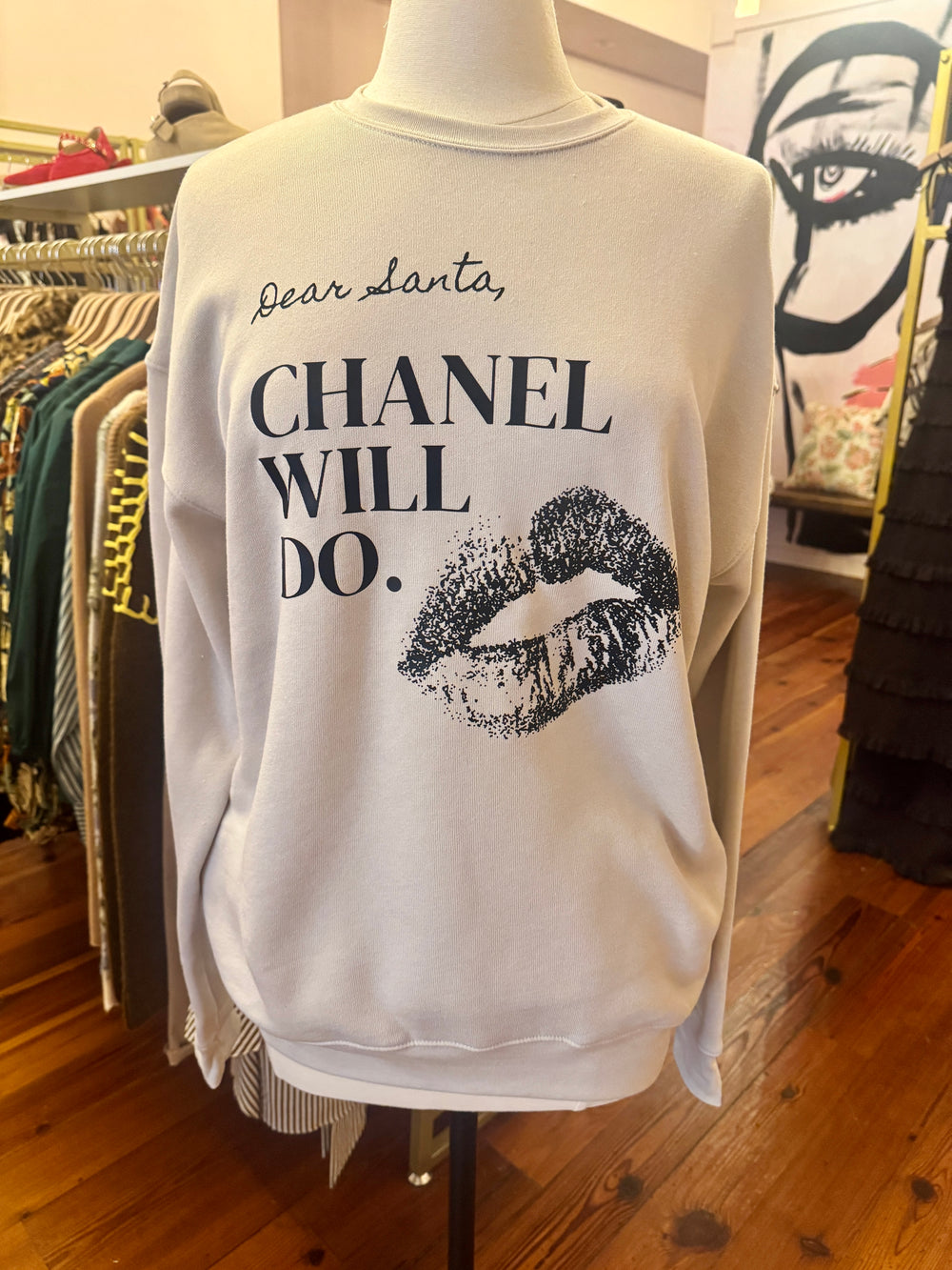 Dear Santa Chanel Crewneck