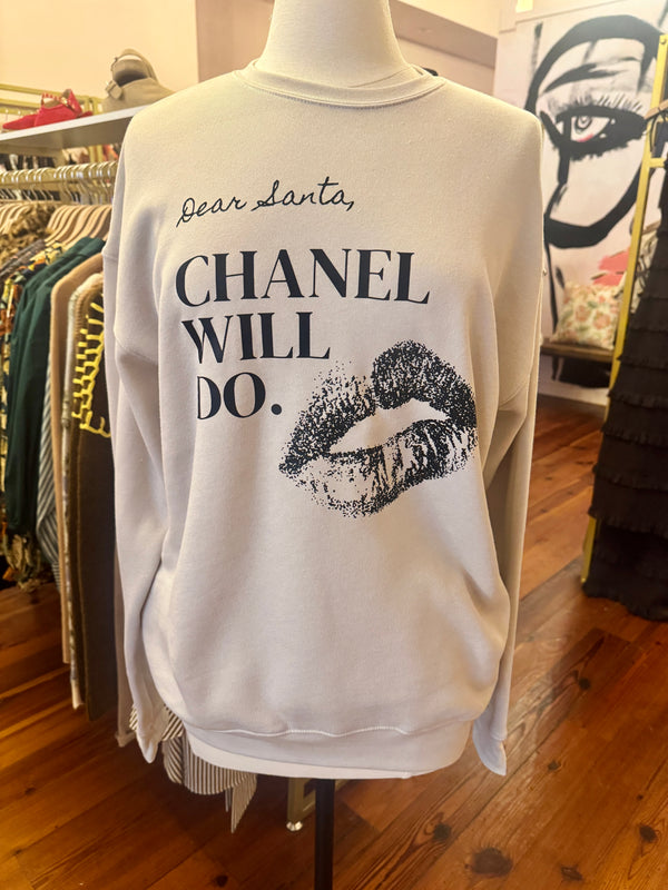 Dear Santa Chanel Crewneck