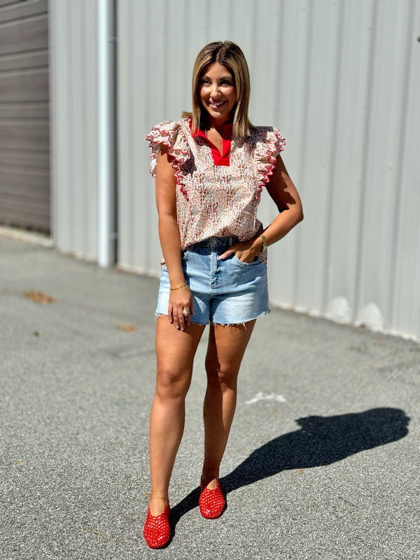 Juliette Floral Top
