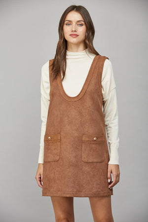 Suede Shift Dress