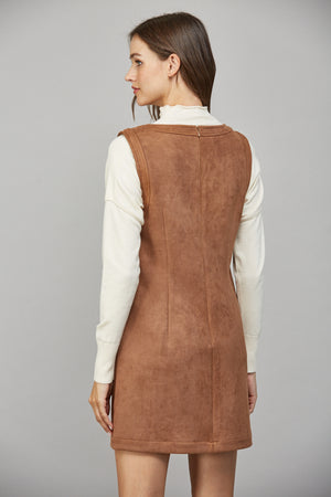Suede Shift Dress