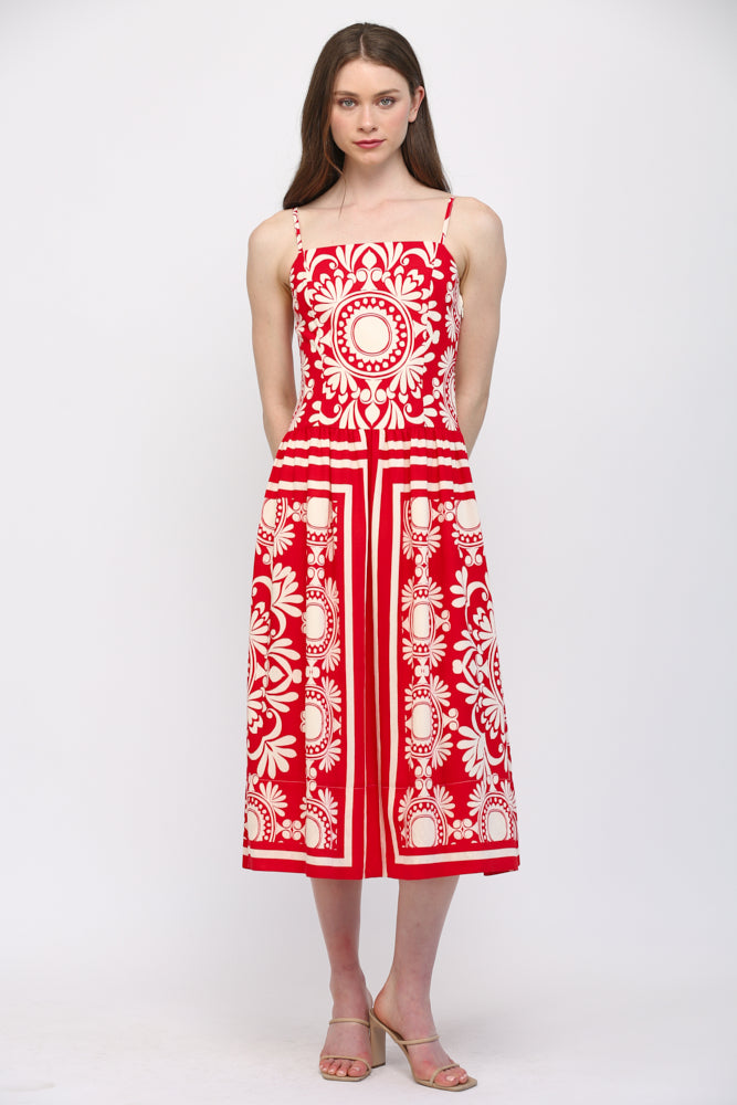 Scarlet Solstice Dress