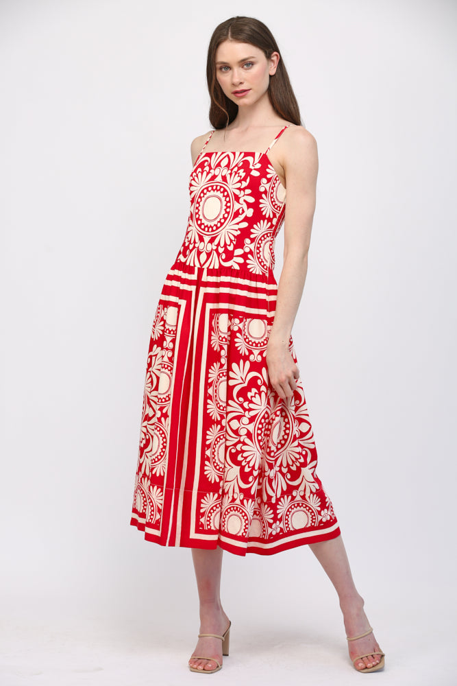Scarlet Solstice Dress