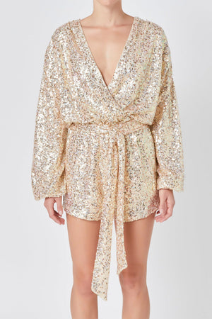 Sequins Romper