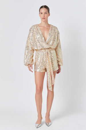 Sequins Romper