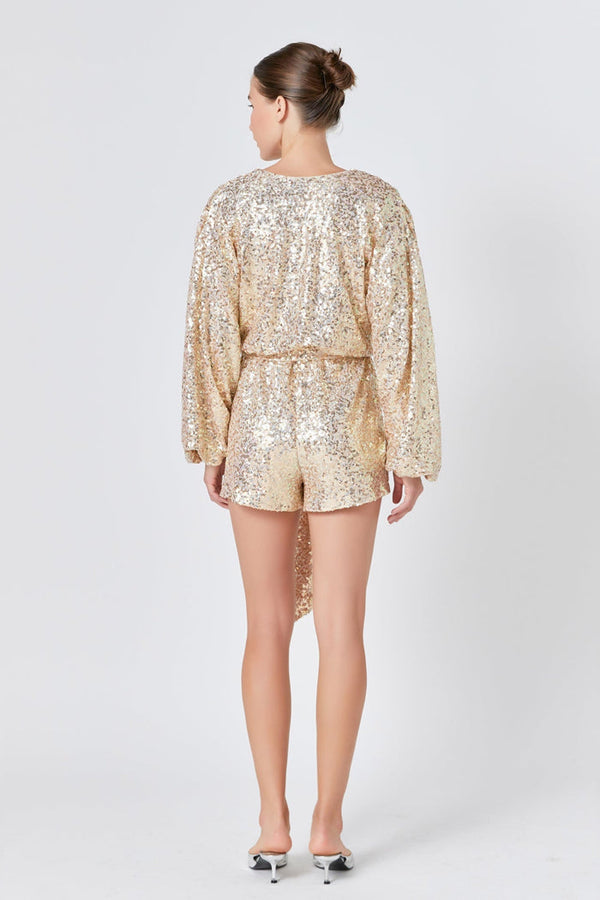 Sequins Romper