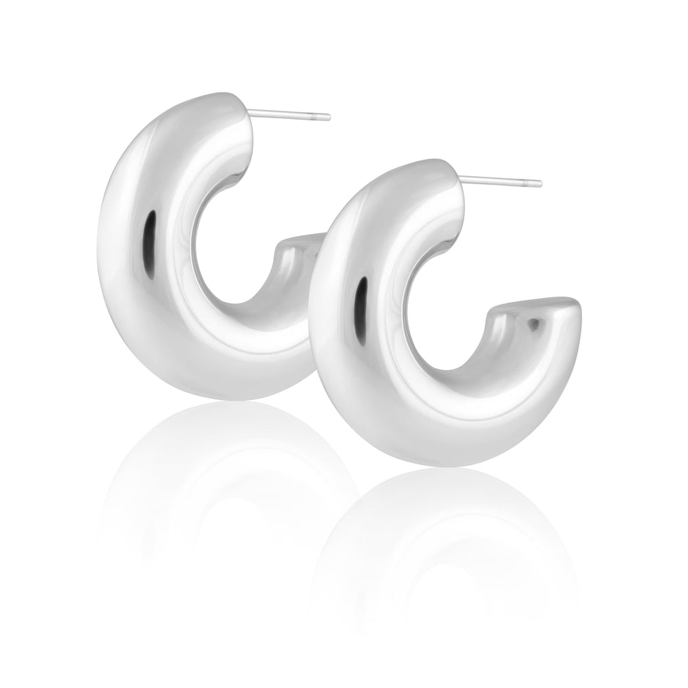 Jojo Tube Hoop - Silver