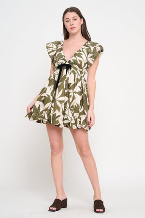 Olive Whisper Dress