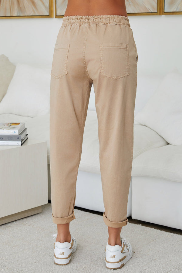 Relaxed Jogger Pant - Camel
