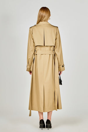 High Low Trench Coat