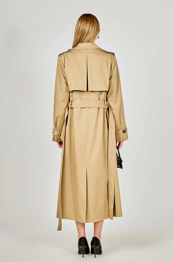 High Low Trench Coat