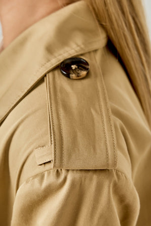 High Low Trench Coat