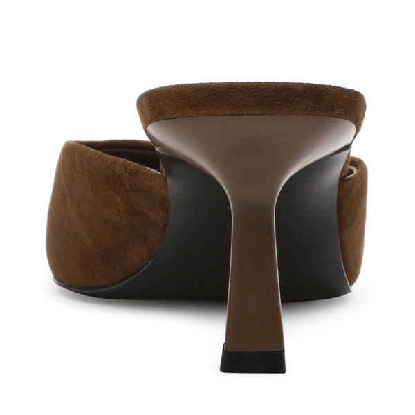 Lisbeth Pointed Toe Mule - Brown Suede
