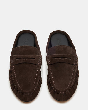 Rafe Mule - Chocolate Brown Suede