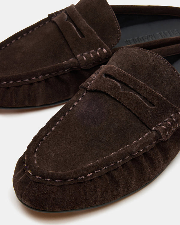 Rafe Mule - Chocolate Brown Suede