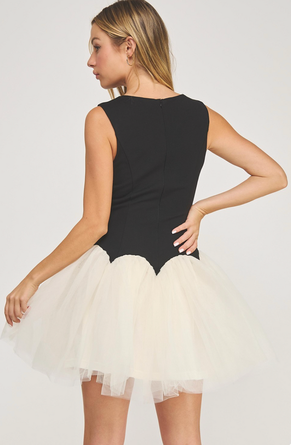 Tulle dress, date night dress, holiday dress
