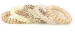 Pack Of 5 Hair Ties - 4 Colors