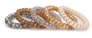 Pack Of 5 Hair Ties - 4 Colors