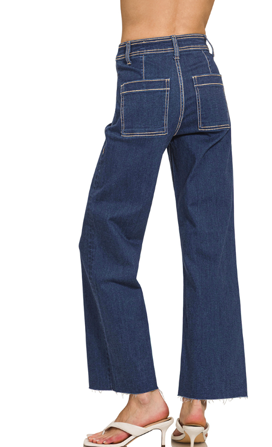 Trouser Denim Pant - Dark Wash