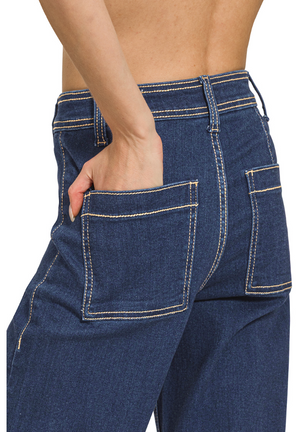 Trouser Denim Pant - Dark Wash