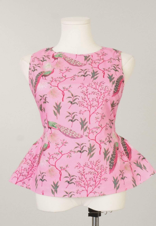 Pink Tropical Garden Top