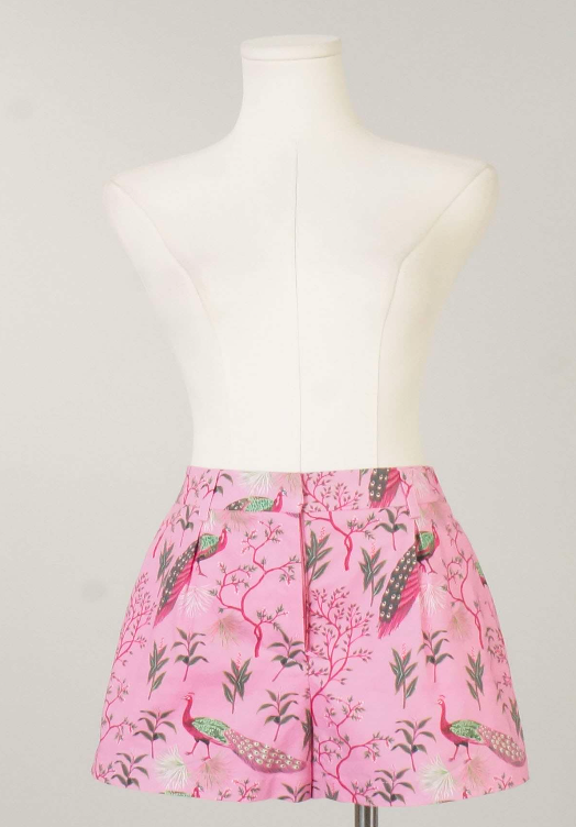 Pink Tropical Garden Shorts