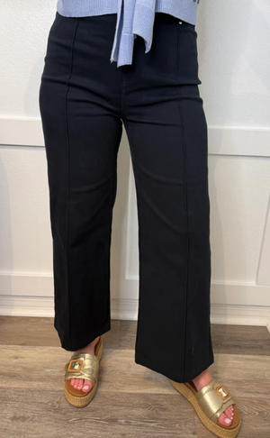 Front Seam Navy Pants