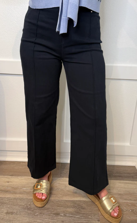 Front Seam Navy Pants