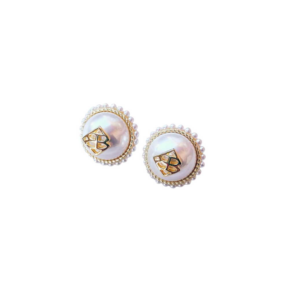 BC Pearl Button Studs