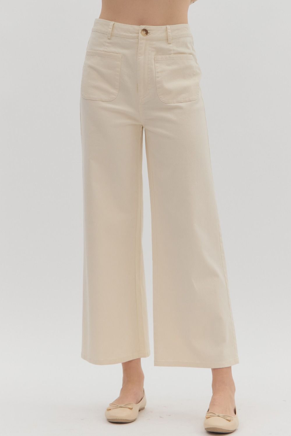 Ecru Ankle Trouser