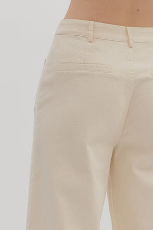 Ecru Ankle Trouser