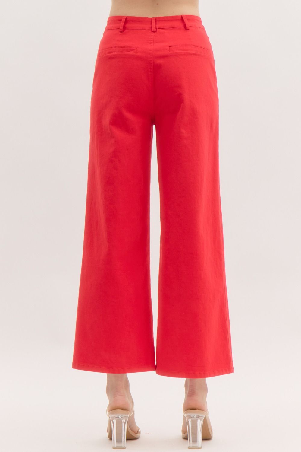 Red Ankle Trouser