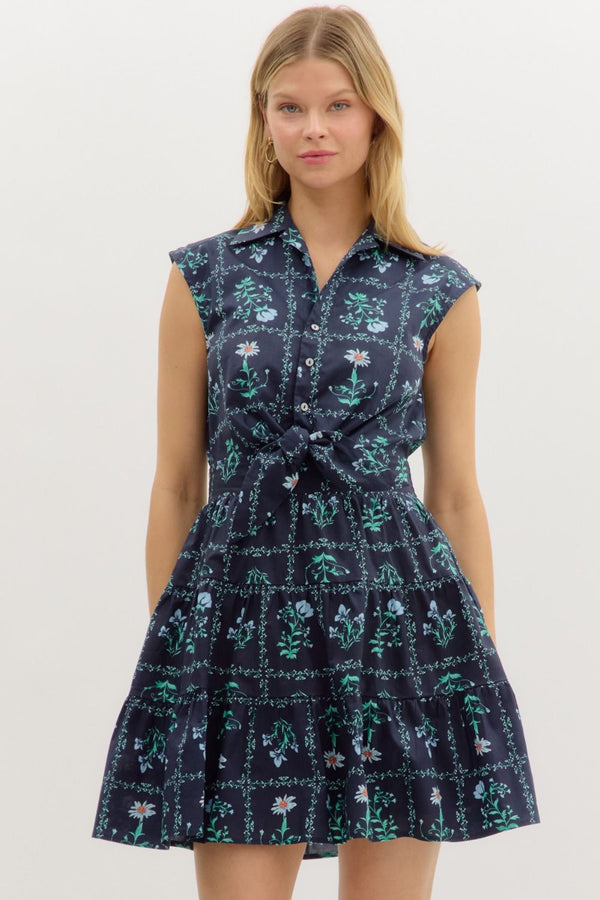 Blooming Blue Dress - Southern Fuss