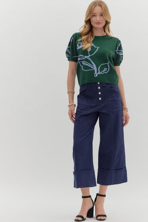 Emerald in Bloom Top