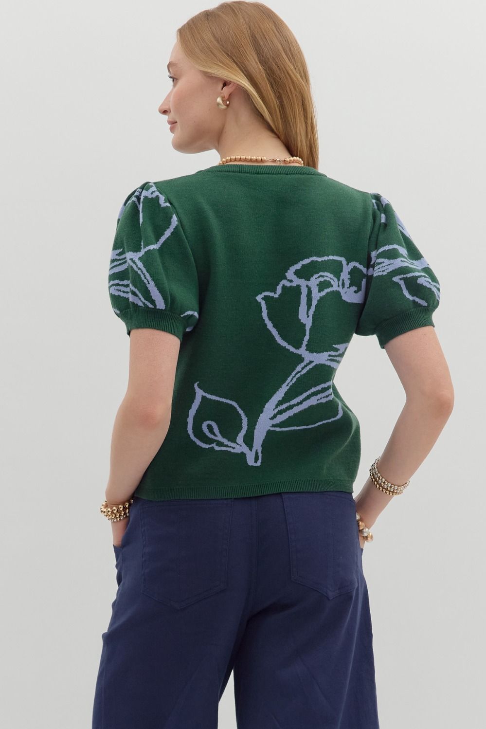 Emerald in Bloom Top